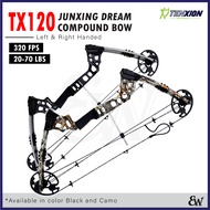 TenXion Archery JunXing TX120 20-70LBS Busur Compound Bow Adjustable 320FPS Memanah Alat Anak Panah 