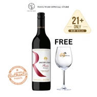 Jacob's Creek Reserve Regional Shiraz Wine (700ml) [Free 1 x Wine Glass]