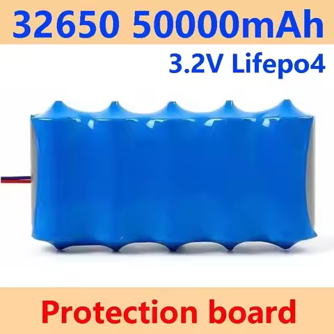 Original 32650 Solar Lamp Battery 3.2V Large Capacity Lithium Battery Solar Street Lamp Floodlight B