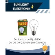 CAHAYA Bess Incandescent Lamp BESS Incandescent Lamp Bulb 5W 10W 15W 25W 40W 60W 75W 100W Yellow Lig