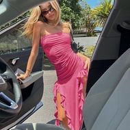 Sexy Women's Jellyfish Lace Tube Top for Beach Vacation