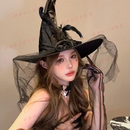 Free Shipping Shipping Shipping Shipping🐴Halloween cos Costume Witch Dress Up Witch Hat Witch cos Wi
