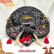 Barongan Telon Vip Size 22 Full Wood Barongan Caplokan Kayu