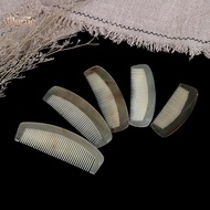 tianyuanhhh 1*Natural Amber Ox Horn Comb Hair No Static Health Care Brush Hairdressing Comb New