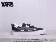 แวนส์ Vans Classics Knu Skool Leather Sneakers Genuine Outdoor Shoes รองเท้าผ้าใบ ได้ทั้งชายหญิง แฟช