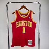 M&N Tracy McGrady #1 候斯頓火箭 Houston Rockets 04-05赛季 熱壓 球迷版 球衣 Swingman Jersey 全場購滿$600打9.5折 / 滿$800打9