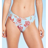 [SUNN LAB] Floral Bikini Bottom - Celeste Blue