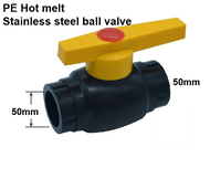 PE Water pipe fittings PE hot melt connector Coupling tee variable tee  PE compression fittings