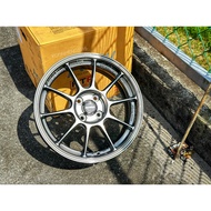 New Car Sport Rim ORIGINAL AOW Wheels TC105X 16x7J 4x100 ET38 (FLOW FORMING) - READY STOCK