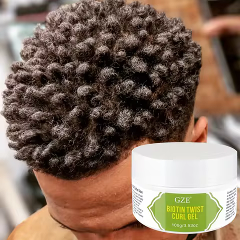 GZE Biotin Twist Curl Gel Hair Growth - Hydrating Styling Gel with Biotin for Stronger, Healthier Ha