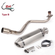 Motorcycle Full Exhaust System Muffler Link Pipe Stainless Steel Exhaust Escape FOR HONDA MSX125 MSX