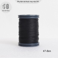 Chỉ Sáp Tròn May Tay Cuộn To 0.5mm Dài 110m Dùng Làm Đồ Da Thủ Công Túi Xách Thắt Lưng Giày Dép Móc