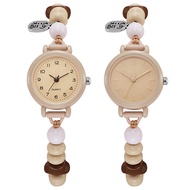 New Watch Female Student Quartz Watch Sweet DIY Braided Beaded Star Bracelet Watch Ladies Watch VMM3