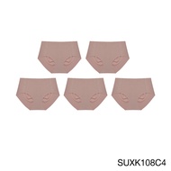 [ แพ็ค 5 ชิ้น] Sabina กางเกงชั้นใน Seamless Fit รุ่น Soft Collection รหัส SUXK108 สีเนื้อแทน