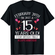 Feb 29Th Birthday Leap Year 60Th Birthday Gifts 60 Years Old T-Shirt