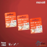 MAXELL LR41 LR44 LR1130 MICRO ALKALINE BATTERY 1.5V