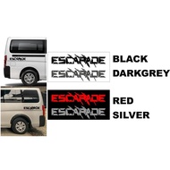 ☌ ◴ ☼ Nissan Escapade Urvan Nv350 Sticker Design