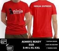 Kaos Ninja Express Kurir Cepat Dan Tepat - Kaosilogis