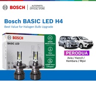BOSCH BASIC LED H4 Halogen Headlight Retrofit Bulb - PERODUA Axia, Kancil, Kembara, Myvi