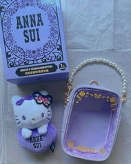 現貨‼️🌟台灣7-11代購🌟 Anna Sui  珍珠包+絨毛公仔 / 時尚提袋  紫色 Kitty組