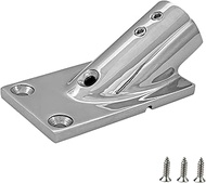 RANYUSS Boat Hand Rail Fitting-30/45/60/90 Degree 7/8 inch(22.4MM) Rectangular Base-Marine 316 Stain
