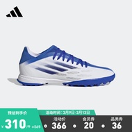 adidas阿迪达斯官方X SPEEDFLOW.3 TF男女硬人造草坪足球鞋GW7509 白色/蓝色 42(260mm)