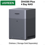 UGREEN NAS DH4300 Plus 4-Bay Desktop NASync, 8GB Ram, 32GB Emmc, Support Capacity UpTo 128TB (Diskle