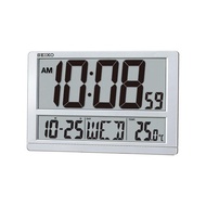 Seiko QHL080S Digital LCD Wall Clock