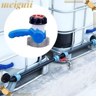 MEIGUII Male Export Butterfly Valve Switch, 1000L Container DN40/DN50 IBC Tank Tap Pipe Connector, G