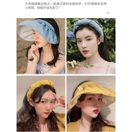 Under the Banana Shell Hat Sun Hat Female Anti-Ultraviolet Sun Hat Headband Official Flagship Store 