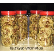 Rempeyek Rangup Kacang Ikan Bilis 50 pcs