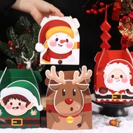 Christmas Hampers Box 3D Motif Cake Cookies Box Jar Box 200-400ml Christmas Cake Packaging Size 11.5
