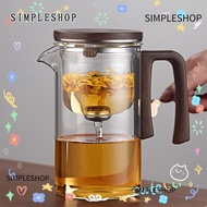 SIMPLESHOP Automatic Tea Pot, Automatic Separation Small Waist Teapot, Hot Glass Magnetic Filtration