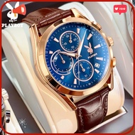 [100% ORIGINAL] PLAYBOY Jam Tangan Lelaki Original Waterproof Murah Jarum Leather Quartz 2023 New Style Man Men Watch