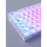 Belly MK870 Fog Transparent Wireless Mechanical Keyboard 87-Key Finished Product Transparent Customi