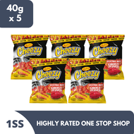 Leslie's Cheezy Xxxtra Hot Ghost Pepper 40g x 5