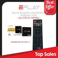 EPLAY TV Media Box Remote Controller Replacement 易播电视盒遥控器 for Eplay 3R/3R Plus/3R 6G EVPAD MYVIU SOM