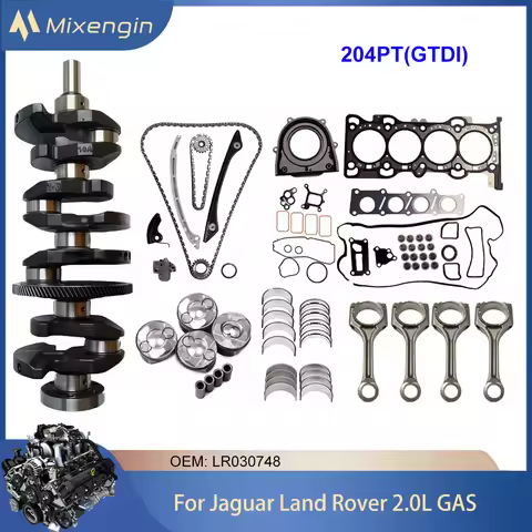 For 12-19 Jaguar XF XJ land Rover 204PT 2.0 L T L4 GAS Engine Crankshaft Piston connecting rod Beari