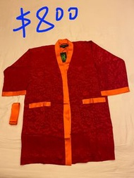 Shanghai Tang silk robe 上海灘真絲睡袍浴袍晨袍浴衣睡衣