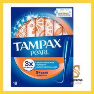 Tampax - Tampax 衛生棉條連導入管 18條裝 (超多流量) 4015400434788 [平行進口]