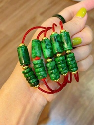 Vòng tay điếu ngũ phúc hồ ly cỏ 4 lá lu thống may mắn tài lộc