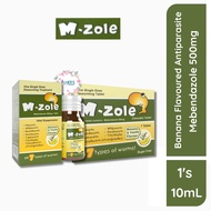 M-Zole Chewable Tablet & Syrup - Anti Parasite: Ubat Cacing