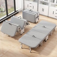 折疊床  滑輪簡易便捷折疊床 辦公室午休神器四折folding bed