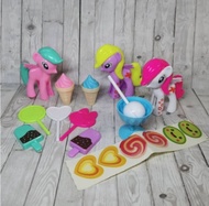 FI 556 - Kuda Poni Plastik Set Ice Cream Mainan Anak Mainan Anak Perempuan