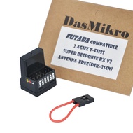 RC T-FHSS V3 4CH Penerima Serasi SUPER RESPON BEBAS ANTENA UNTUK FUTABA 10PX 7PX 4PX 4PM 4PV 3PV 4PL