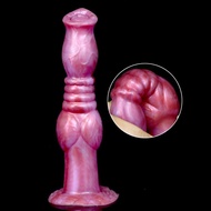 Female Masturbation Stick Soft Silicone Simulation Dog Penis Dildo Animal jj Dog Cock Toy Sexual Pro