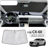 For Mazda CX60 CX-60 CX 60 2022-2023 Car Nano-Insulat Windshield Sunshade Front Window Sun Shade UV 