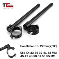 Racing Adjustable CNC 33mm 35mm 37mm 41mm 43 45 46mm 47 48 50 51mm 53mm 55 mm Clip On Ons Fork Handl