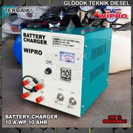 WIPRO Charger Aki Mobil Motor 10 A Battery Charger 10 AHR Cas Aki