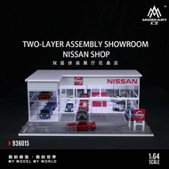 MOREART 1/64 DIORAMA NISSAN DOUBLE STOREY SHOWROOM